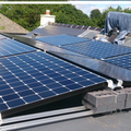 placas solares, soportes tejado