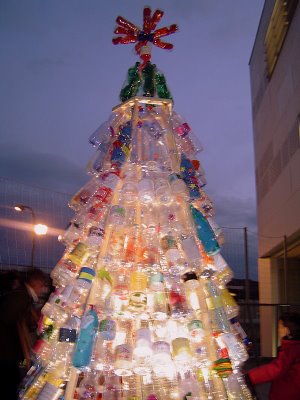 Arbol Navidad Botellas Plástico