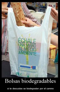 Las bolsas fabricadas con fécula de patata no son (tan) ecológicas